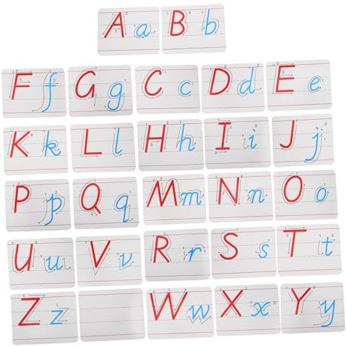 Uonlytech Educativo Magnético De Alfabeto Completo Letras Mayúsculas y Úsculas Para Nevera