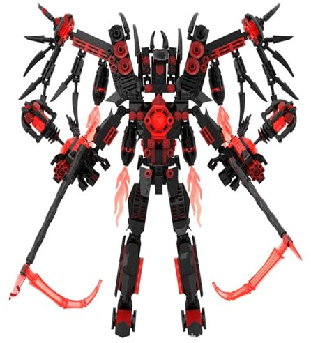 LCTM Skibidi Toilet Titan Building Blocks Toy Cameraman Speakerman Clock TV Man Monitor Action Figure Model Horror Game Multiverse Upgraded Adults Kids Fans Collectible Animation Birthday Gift ﻿ H