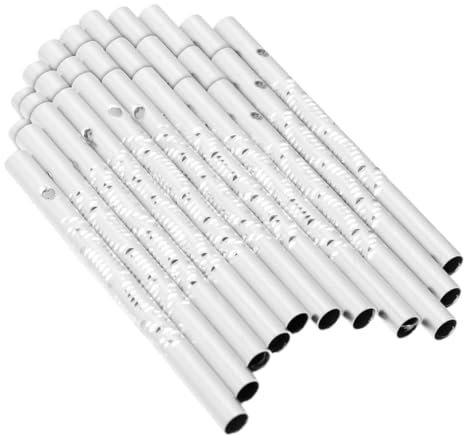 DECOMELODY 30stücke Teiliges Windspiel-rohre Klangstäbe DIY Windspiel Zubehör Für Wohnung Garten Dekoration Mit Vorgebohrten Löchern Für Einfache Handhabung Und Entspannende Klänge