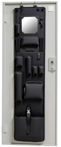 Tür-Organizer mit Staufächern Fachhalter Mit Aufhängertasche Und Spiegel | Organizer Für Kleiderschrank für Spind Schrank Badezimmer Schlafzimmer