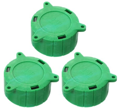 LOPUNER Cache-Attelage de Remorque 13 Broches Vert, 3 Bouchons Étanches en Plastique Support de Prise pour Camions et Voitures