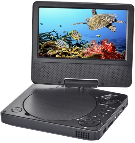Zambuph Lecteur DVD d'expérience HD complète avec connectivité Bluetooth et Port Casque sans Fil Lecteur DVD avec Radio FM Hdmis