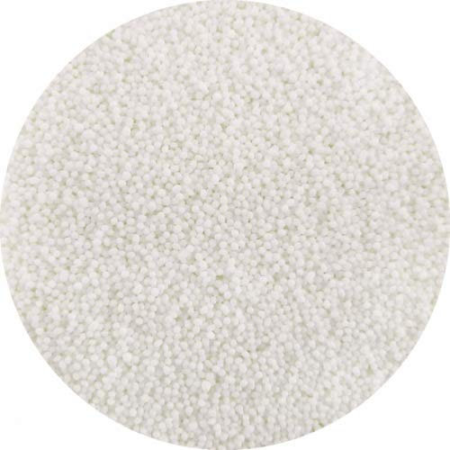 Jacobi Decor Nonpareille weiß ungeglänzt 900g | zum selber einfärben geeignet I Essbare Dekoration für Kuchen und Torten