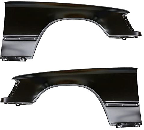 BESTPRICE 1x Kotflügel vorne links, 1x Kotflügel vorne rechts ohne Loch für Motorkühler Kompatibel mit MERCEDES- 124 Cabriolet (A124) (C124) (W124) (S124), E-Klasse (W124) (C124) (S124)