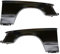 BESTPRICE 1x Kotflügel vorne links, 1x Kotflügel vorne rechts ohne Loch für Motorkühler Kompatibel mit MERCEDES- 124 Cabriolet (A124) (C124) (W124) (S124), E-Klasse (W124) (C124) (S124)