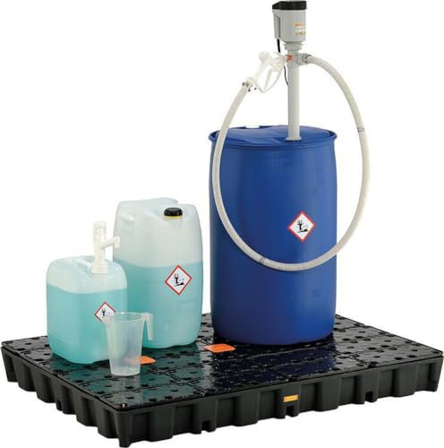 Cemo PE-Auffangwanne 250 HD mit PE-Rost, Kleingebinde-Laborwannen, RG ohne Zulassung
