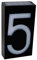 KEEDA Solar Powered Door plate Number Light, Doorplate Lamp Digital House Number Sign Plaque Light (5)