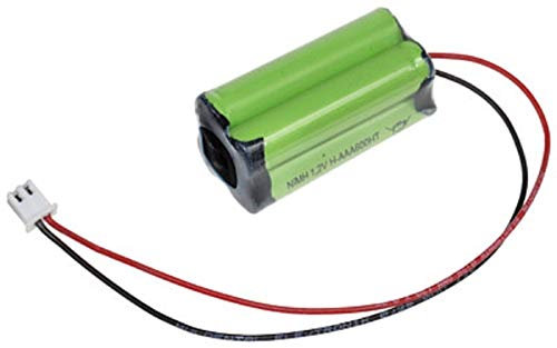 4,8V 600mAh AAA Micro NI-MH Mexcel Notleuchten Akkupack NS4/600AAAHT Kabel und Stecker Modellbau Notlicht Sicherheitsbeleuchtung