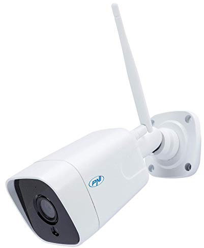 PNI Videoüberwachungskamera House IP55 5 MP Wireless und microSD Steckplatz im Außen- und Innenbereich, Nachtmodus