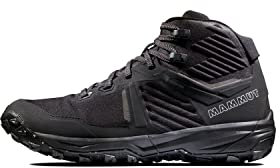 Mammut Ultimate III Mid GTX Women | Trekkingschuhe für Damen, Outdoor Wanderschuhe, wasserdichte Bergschuhe, Trekking- & Hikingschuhe, Gore-Tex Sportschuhe | Black, 5.5