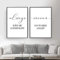 Always Kiss Me Goodnight Nordic Style Kinder Dekoration Zitat Poster und Druck Malerei Bilder Paar Liebe Wandkunst Leinwand 30x45cm-2Pieces Frameless
