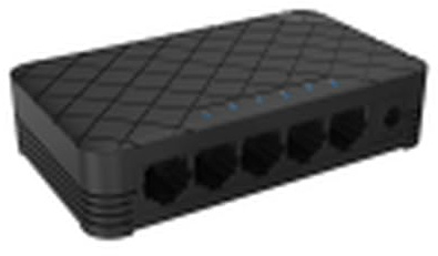 Reyee Rouijie Networks RG-ES08 Desktop-Switch, Nicht verwaltet, 8 Anschlüsse, 10/100 Mbit/s, Gehäuse aus Kunststoff