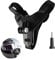 Motorradhelm-Halterung Action Kamera Helm Mount Einstellbarer Motorradhelm Halterung rutschfeste Helm-Kinnstütze Gebogene Helmhalterung Kompatibel mit Gopro Hero Und Anderen Actionkameras Schwarz