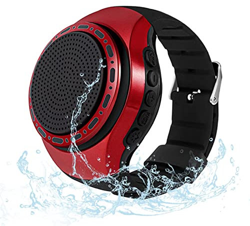 ORIDECOR Orologio da polso impermeabile senza fili con altoparlante Bluetooth, multifunzione, radio FM e lettore MP3, TWS e selfie, tempo di standby ultra lungo per corsa, escursionismo, equitazione