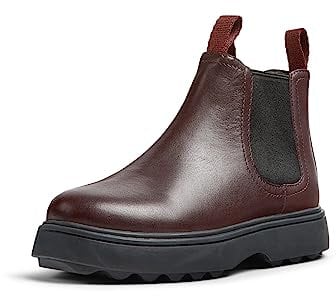 Camper Norte K900149, Botas cortas al tobillo Unisex niños, Granate 017, 27 EU