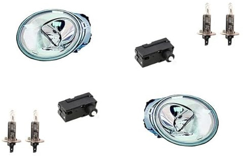 Johns, Scheinwerfer Halogen passend für VW New Beetle mit Leuchtmit. L R mit Stellmotor
