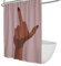 Via Vela Rideau de Douche Moderne Blue Sky Moon Girl Salle de Bain Ensembles de Rideaux de Douche avec Crochets Lavables Extra Long Accessoires de Salle de Bain 200x220 cm