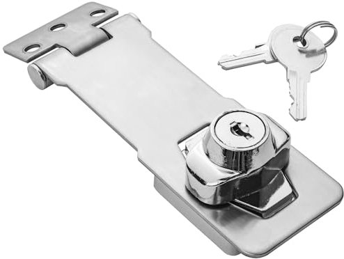 Unità di chiusura di ricambio per casa box con collare in acciaio inox, serratura di ricambio, chiusura per porta con serratura per camion trucky