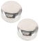 SEWOART 2Pcs Handrail End Caps Decorative Tube Caps Protector for Handrail Accessories Ideal for Wardrobe Hanging Rail and Handrail Brackets and Stylish Design