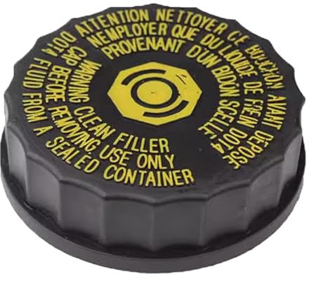 NIYATA Deckel für Bremsflüssigkeit, Staubschutz, 1613328880, Bremsflüssigkeitsdeckel für Peugeot 206 207 301 2008 3008 308 408 508, Tankdeckel für Citroen C2 C3-XR C4 C5