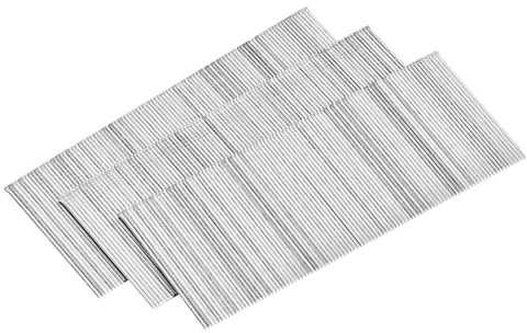 sourcing map 5000Pcs 18 Gauge Brad Nails, 2 Length Straight Finishing Nails, Galvanized Carbon Steel Nails for Woodworking Construction Silver