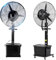 Ventilatore a Nebulizzazione da Esterno Industriale, Ventilatore a Piantana Oscillante con 3 Velocità, Raffreddamento ad Alta Potenza con Serbatoio da 42L per Patio Garage o Palestra(26 inches)