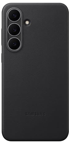 Samsung Galaxy Official Kindsuit Faux Leather Case for S25 FE, Black