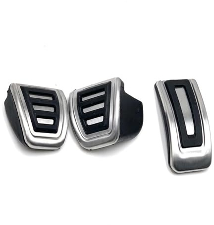 Fußstütze Bremse Für Passat B8 Für Golf 7 Mk7.5 Für Arteon RHD Auto Styling Kraftstoff Bremse Dead Pedal Abdeckung Auto Zubehör Pedalkappen Abdeckung(Manual 3pcs)