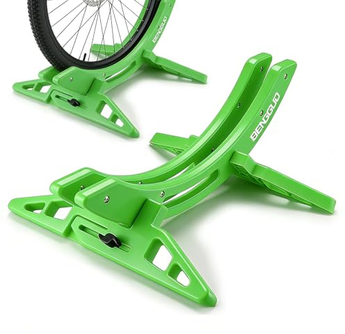 alouweekuky Fahrrad Bodenständer, Universeller Verstellbare Fahrradständer Parkständer für alle 25–80mm Breiten Fahrradreifen für die Aufbewahrung von MTBs und Rennrädern im Innenbereich