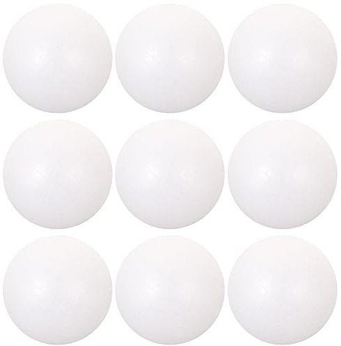 Amosfun Stücke Styroporkugeln Weihnachtskugeln Schaum Christbaumkugeln Weihnachtsschmuck Baumschmuck Christbaumschmuck Kugeln Modellierung DIY Handwerk Basteln 6cm