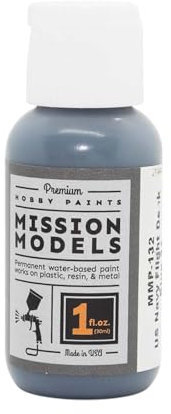 MISSION MODELS MMP-132 US Navy Flight Deck Blue 21 Acrylic Paint 1 oz (30ml)