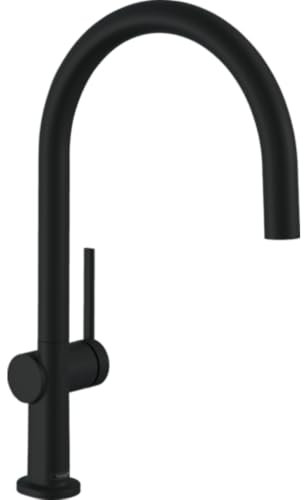 hansgrohe Talis M54 Mitigeur de cuisine 220, 1 jet, noir mat, 72804670