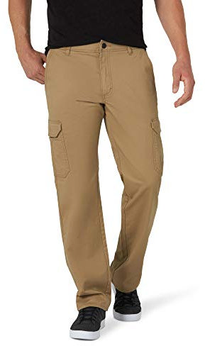 Lee Extreme Motion Twill Cargo Pant Pantalons, Oscar Kaki, 32W / 30L Homme