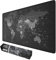 Tappetino Mouse 900 x 400, Mouse Pad Tappetino Mouse Gaming NI Grande XXL Pad con Base in Gomma Antiscivolo Mappa del Mondo - Nero