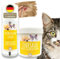 Erste Hilfe Set Katze Wundspray Hund & Lebertran Zinksalbe - Silberspray Hund I Wundspray Katze - Lebertran-Zinksalbe bei Wunder Haut mit Zink für Tiere I Zinksalbe Wundsalbe Gegen Juckreiz 0,1 0,25L