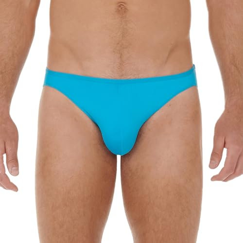 HOM Slip Micro Plumes, Turquoise, L Homme