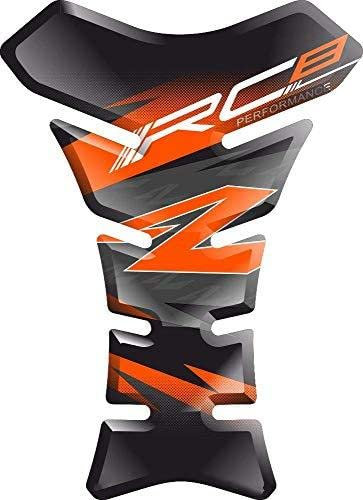 Paraserbatoio.it Tankpad aus Kunstharz, selbstklebend, 3D-Effekt, für Motorrad, kompatibel mit KTM RC8 v4