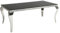 Riess Ambiente Eleganter Design Esstisch MODERN BAROCK 200cm schwarz Edelstahl Opalglas Tischplatte Konferenztisch Tisch
