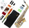 Slade Saxophon Eb Altsaxophon für Anfänger, Schüler, Erwachsene, Gold und Silber