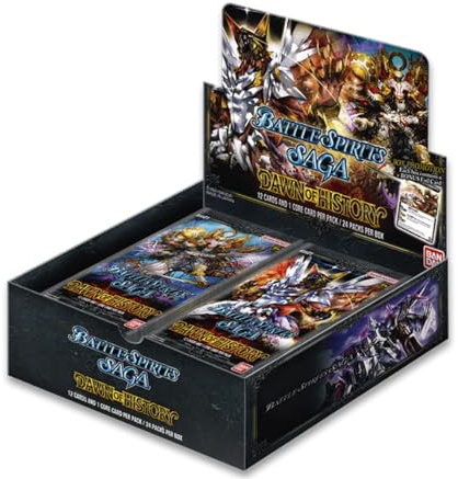 BANDAI Battle Spirits Saga: Dawn of History Set 1 [BSS01] Booster Display, Sammelkartenspiel, ab 9 Jahren, für 2 Spieler, 20-30 Minuten Spieldauer
