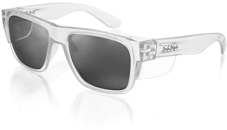 SafeStyle Fusions Clear Frame Tinted Lens Safety Glasses