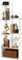EUGAD Bücherregal in Baumform, Regal, Standregal, Bücherschrank, mit 8 Fächern, für Bücher CD DVD, mit Rückenwänden, für Wohnzimmer Büro, aus Holzwerkstoff, 49x146x25 cm, weiß, helle Eiche