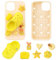 Vspek iPhone 13/14 Case - Croc Soft Silicone Shockproof Scratch-Resistant Case with Shoe Buckle