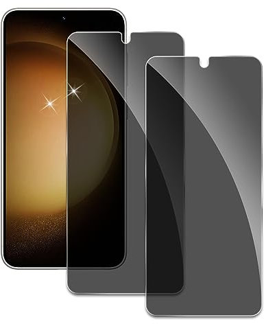 2 Stück Sichtschutz Schutzfolie für Samsung Galaxy S23/S22, Privacy Schutzglas Schutzfolie, Panzer Schutz Glas Folie, Anti-Kratzen