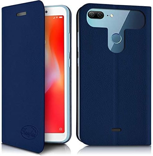 KARYLAX - Etui à Rabat (Bleu 2-C) pour Smartphone Logicom Link