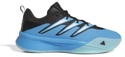 adidas Unisex Lillard Dame Certified 2 Low Trainers Basketball-Schuhe, Pulse Blue/core Black/Cloud White, 43 1/3 EU