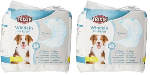 Windeln für Rüden, M–L: 46–60 cm, 12 St. (Packung mit 2)