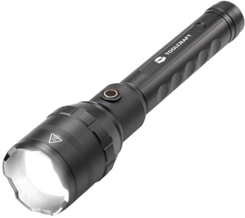 Toolcraft TO-8578260 LED Taschenlampe mit USB-Schnittstelle akkubetrieben 10.000 lm 10 h 730 g