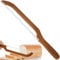 Bread Slicer, 15.7×2.4 Inch Bread Bow Saw For Slicing, Stainless Steel Sourdough Bread Slicer Portable Bread Cutting Tool with Bamboo Handle Bread Cutter for Homemade Bagels Bread Baguettes