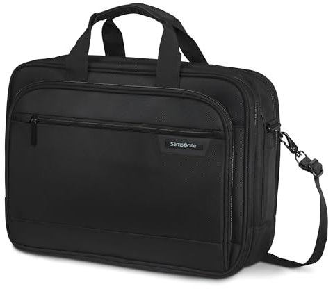 Samsonite® Classic Notebook Carrying Case with 15.6 Laptop Pocket, 12-5/8H x 17-15/16W x 5D, Black